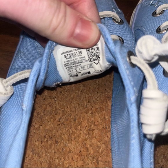 Sperry Women's Light Blue Canvas Loafers 6.5 - Picture 5 of 7